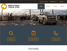 Tablet Screenshot of northtexastruckstop.com